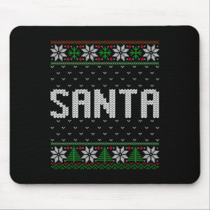 Santa Ik ben zo goed Santa kwam twee keer koppels Muismat