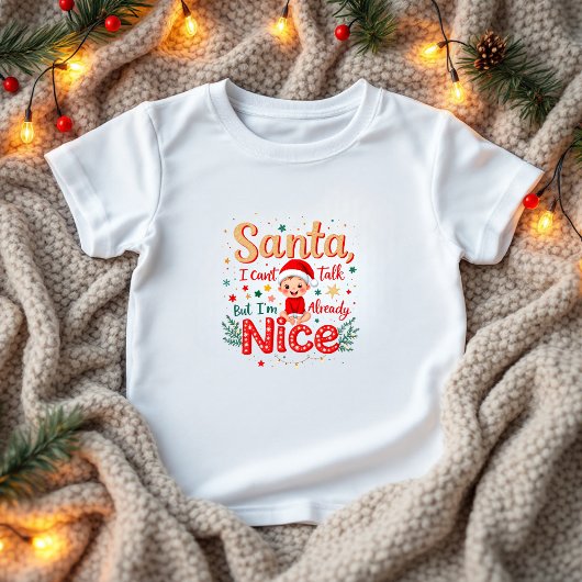 Santa Ik kan niet praten, ik ben al aardig - Grapp