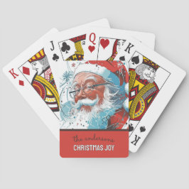  Santa Illustration Pokerkaarten