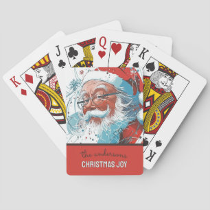  Santa Illustration Pokerkaarten