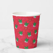 Santa ILY Glove paper cups, ASL ILY, kerstASL Papieren Bekers (Links)