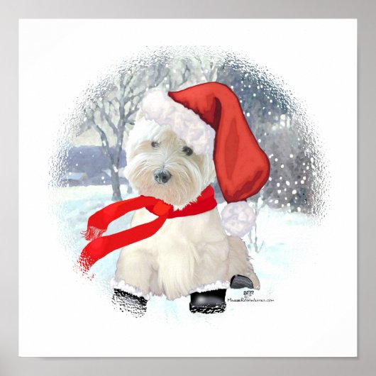 Santa in Boots Poster (Voorkant)