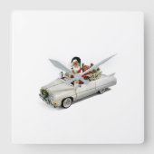 **SANTA IN CABRIO** KLok (Voorkant)