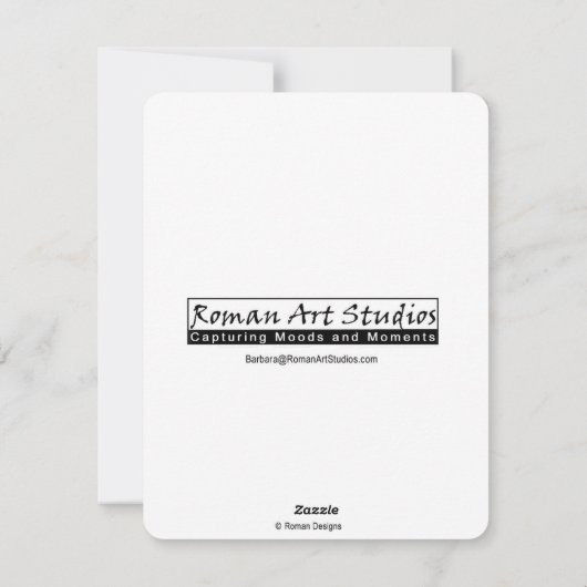 Santa in for a Swim  Feestdagenkaart (Achterkant)