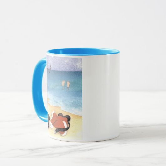 Santa in for a Swim - Mok (Voorkant links)