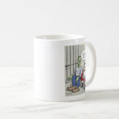 Santa In Gevangenis linkerhand mok (Voorkant rechts)