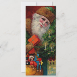 Santa in Green Uitnodiging