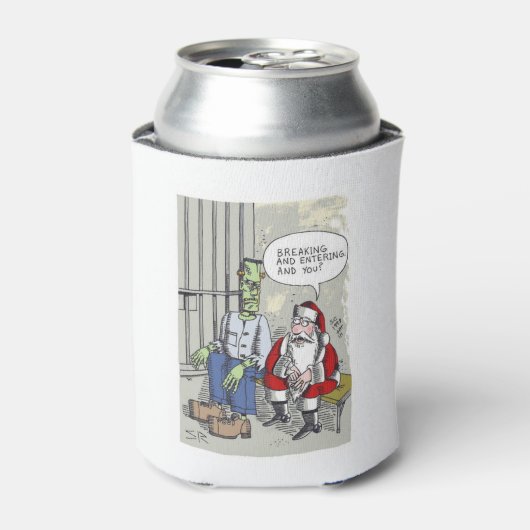 Santa In Jail can cooler (Blikje Voorkant)
