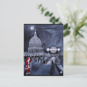 Santa in London Painting by Alfred Fox Briefkaart (Staand voorkant)