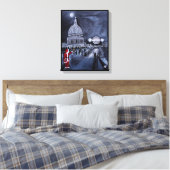 Santa in London Painting by Alfred Fox Canvas Afdruk (Insitu (Slaapkamer))