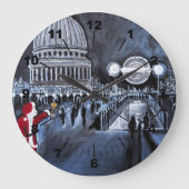 Santa in London Painting by Alfred Fox Grote Klok (Voorkant)