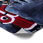 Santa in London Painting by Alfred Fox Poster (Hoek)