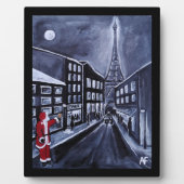 Santa in Paris Painting by Alfred Fox Fotoplaat (Voorkant)