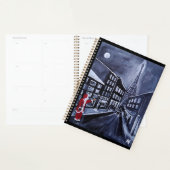 Santa in Paris Painting by Alfred Fox Planner (Display)