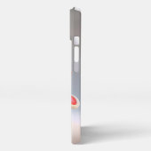 Santa in Red with Big Snow Globe, Christmas, Auth iPhone Hoesje (Linkerkant)