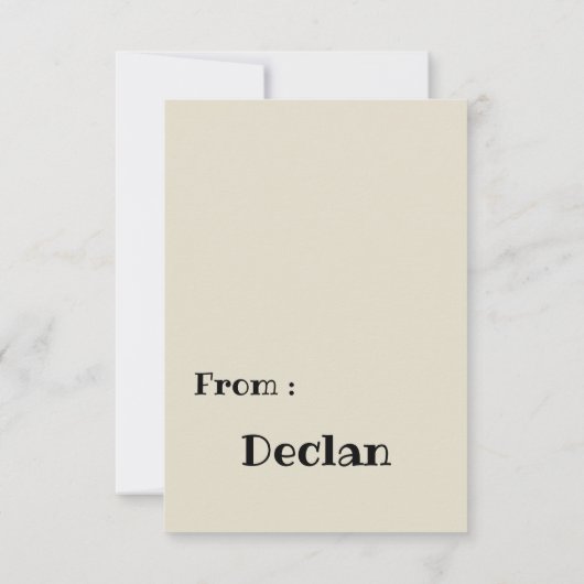 SANTA IN VACATIESCHRISTMAS IN JULI BEDANKKAART (Achterkant)