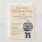  Santa Invitation Kaart (Voorkant)