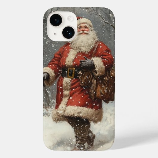Santa iPhone 14 hoesje (Achterkant)