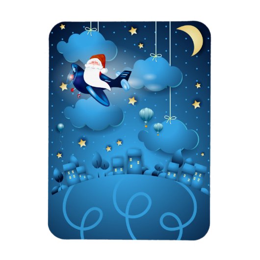 Santa is Coming Magnet Magneet (Verticaal)