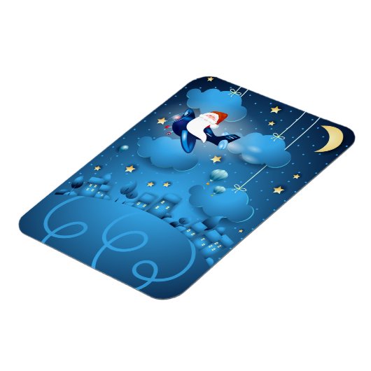 Santa is Coming Magnet Magneet (Linkerzijde)