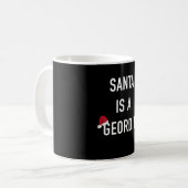 Santa is een Geordie Koffiemok (Voorkant links)