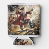 santa is een piraat blikjeskoeler (Voorkant)