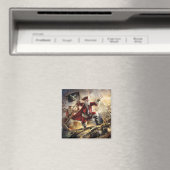 santa is een piraat magneet (Insitu (Vaatwasser))