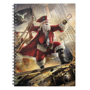 santa is een piraat notitieboek