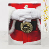 SANTA IS GEPISSEERD FUNNY JOKE Wenskaart Kaart (Gele Bloem)