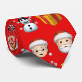 Santa is in town stropdas (Opgerold)