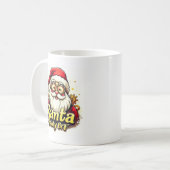 Santa Is My BFF Mug – Funny Christmas Coffee Mug Koffiemok (Voorkant links)