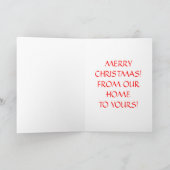 Santa & Jack Russell Feestdagen Kaart (Binnen)