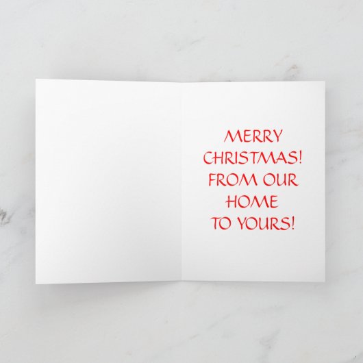 Santa & Jack Russell Feestdagen Kaart (Binnen)