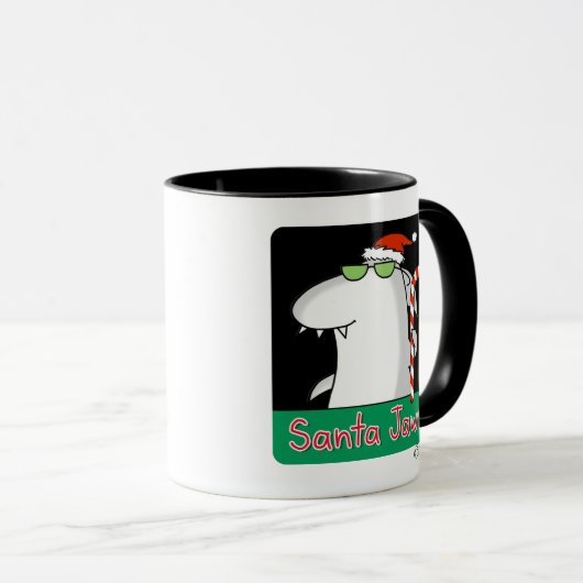 Santa Jaws Mok (Voorkant rechts)