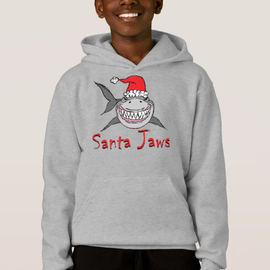 Santa Jaws Shark Kerstmis (Voorkant)