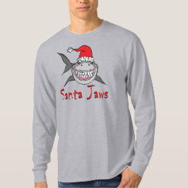 Santa Jaws Shark Kerstmis T-shirt