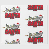 "SANTA JAWS" verpakkingspapier Cadeaupapier (Vlak)