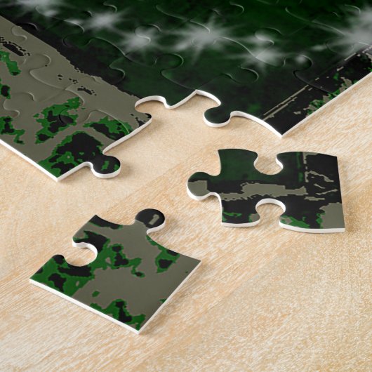 Santa Jigzaag Puzzle Legpuzzel (Zijkant)