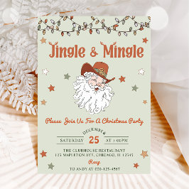 Santa Jingle & Mingle Kerstfeest Kaart