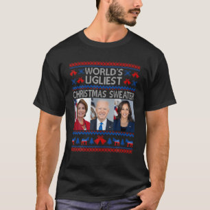 Santa Joe Biden Funny World Oeglantste kerstSwea T-shirt
