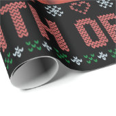 Santa Joe Biden Happy 4 juli Ugly Kerstmis Cadeaupapier (Rol Hoek)