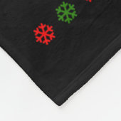 Santa Joe Biden Happy Paast Ugly met Kerstmis Fleece Deken (Hoek)