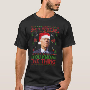 Santa Joe Biden je nu de kerst van de lomp. T-shirt