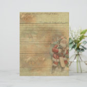Santa- Jolly Old St. Nicholas Letterhead (Staand voorkant)