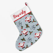 Santa Joy Large kerststop Grote Kerstsok (Achterkant (Hangend))