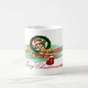 Santa Joy Sock Kerstmis Mok