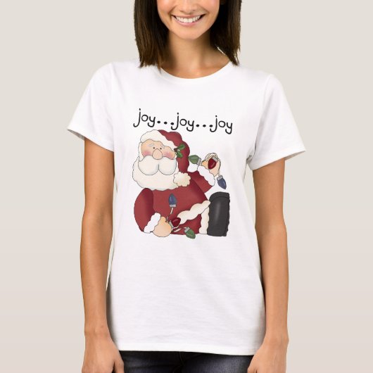 Santa Joy T-shirts en geschenken (Voorkant)