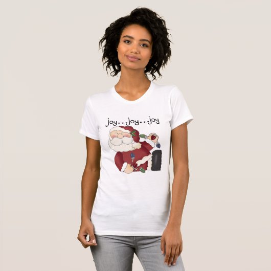 Santa Joy T-shirts en geschenken (Voorkant volledig)