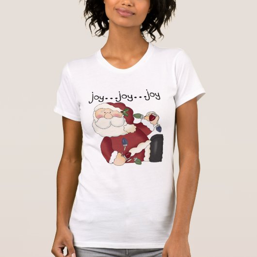 Santa Joy T-shirts en geschenken (Voorkant)