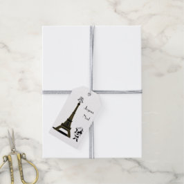 Santa Joyeux Noel Paris Franse Kerstmis Cadeaulabel